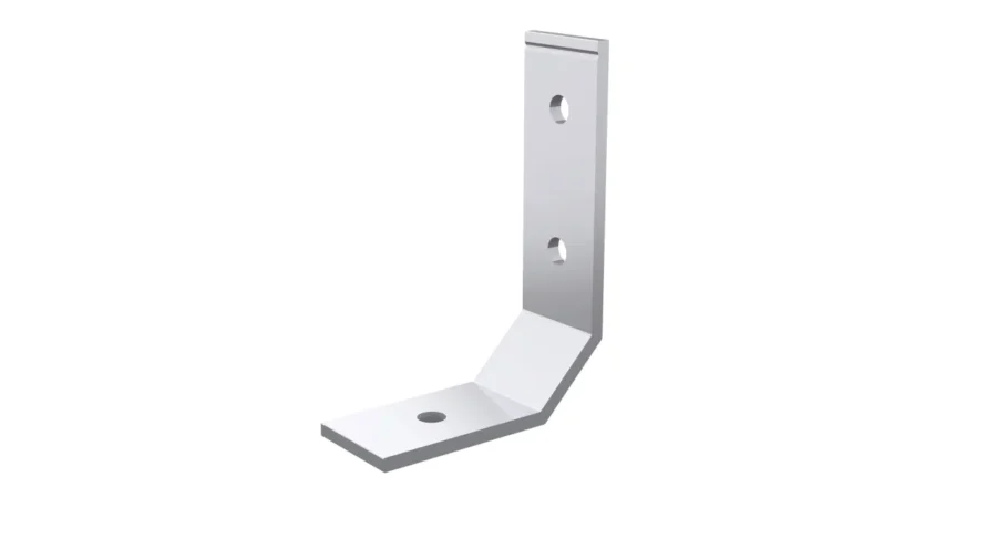 Kątownik poziomy do łączenia legarów tarasowych ALU