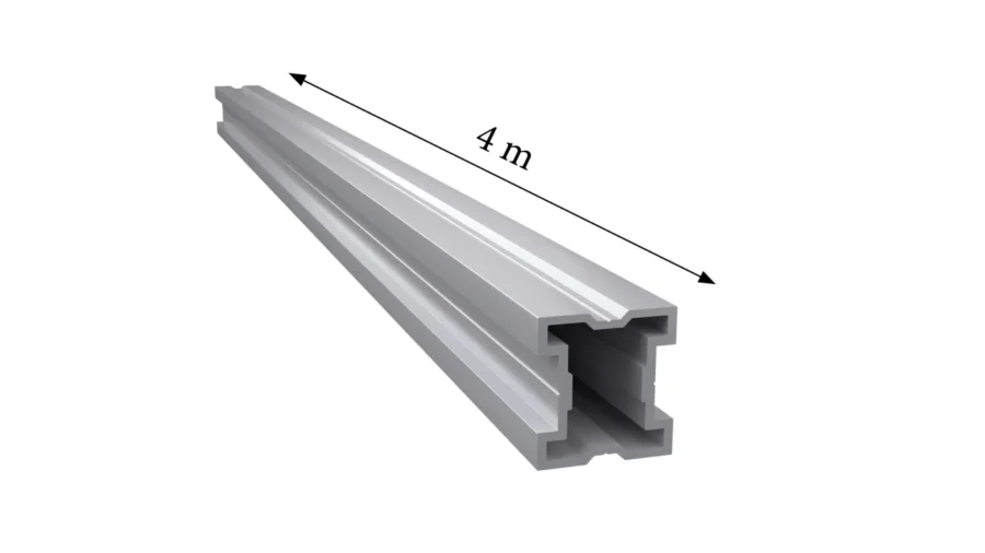 Legar tarasowy 32x30 mm 4 m ALU