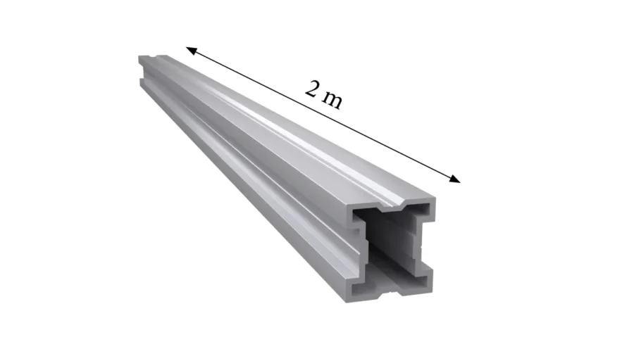 Legar tarasowy 32x30 mm 2 m ALU
